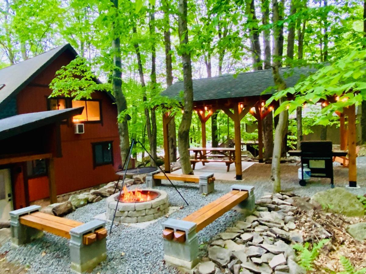 Lakeview Cabin In The Hideout Lake Ariel Buitenkant foto
